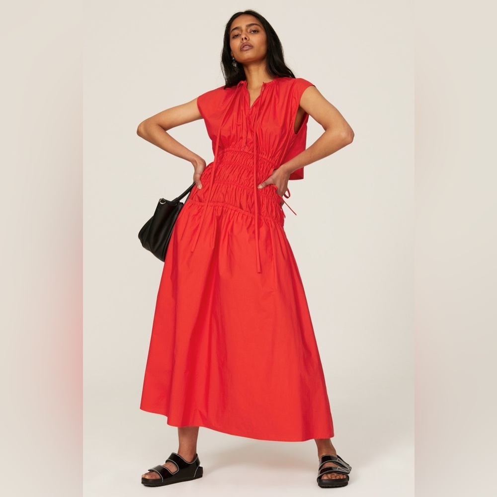 Proenza Schouler White Label - Drawstring midi dress